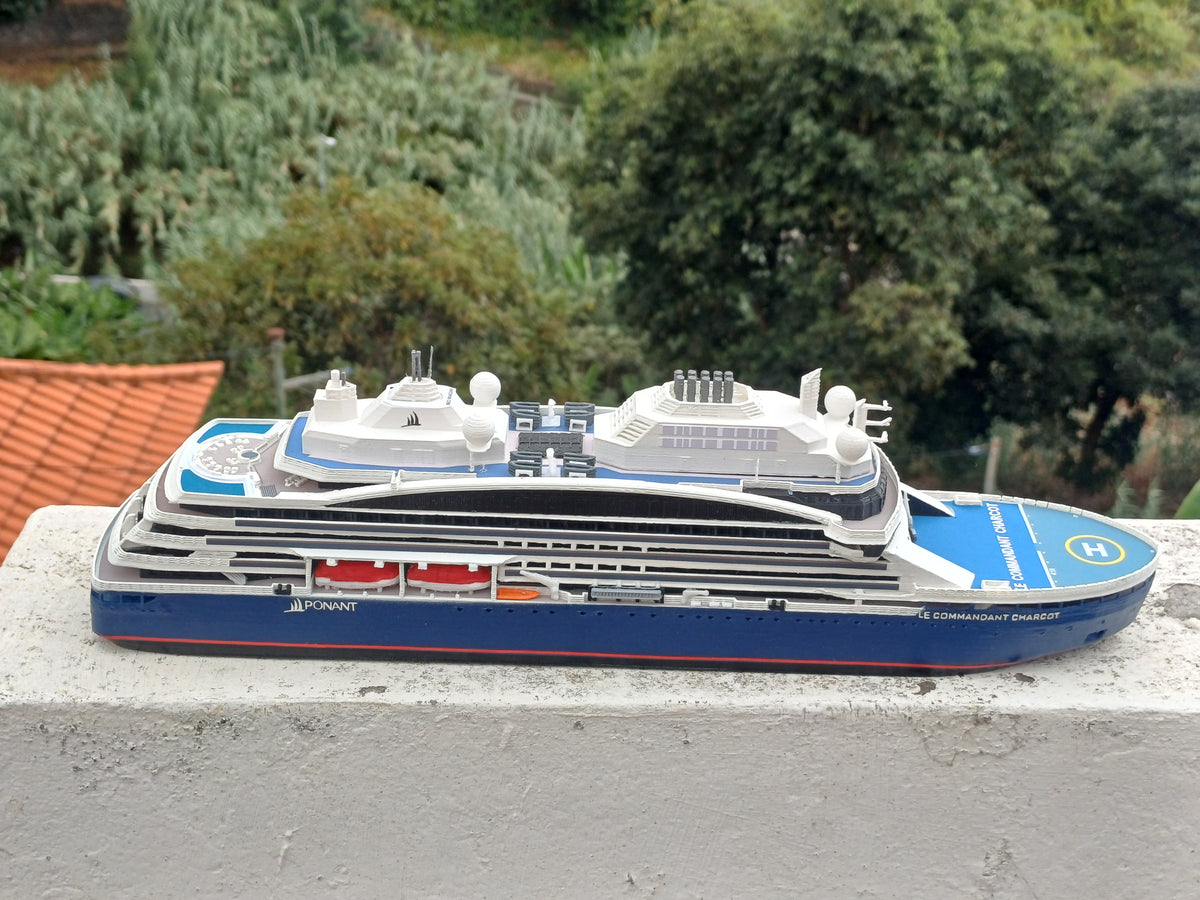 Compagnie du Ponant' Le Commandant Charcot cruise ship model