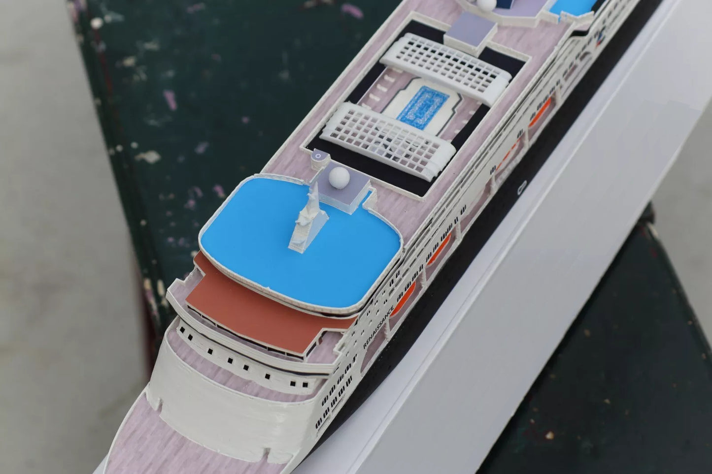 Compagnie Française de Croisieres' Renaissance cruise ship model