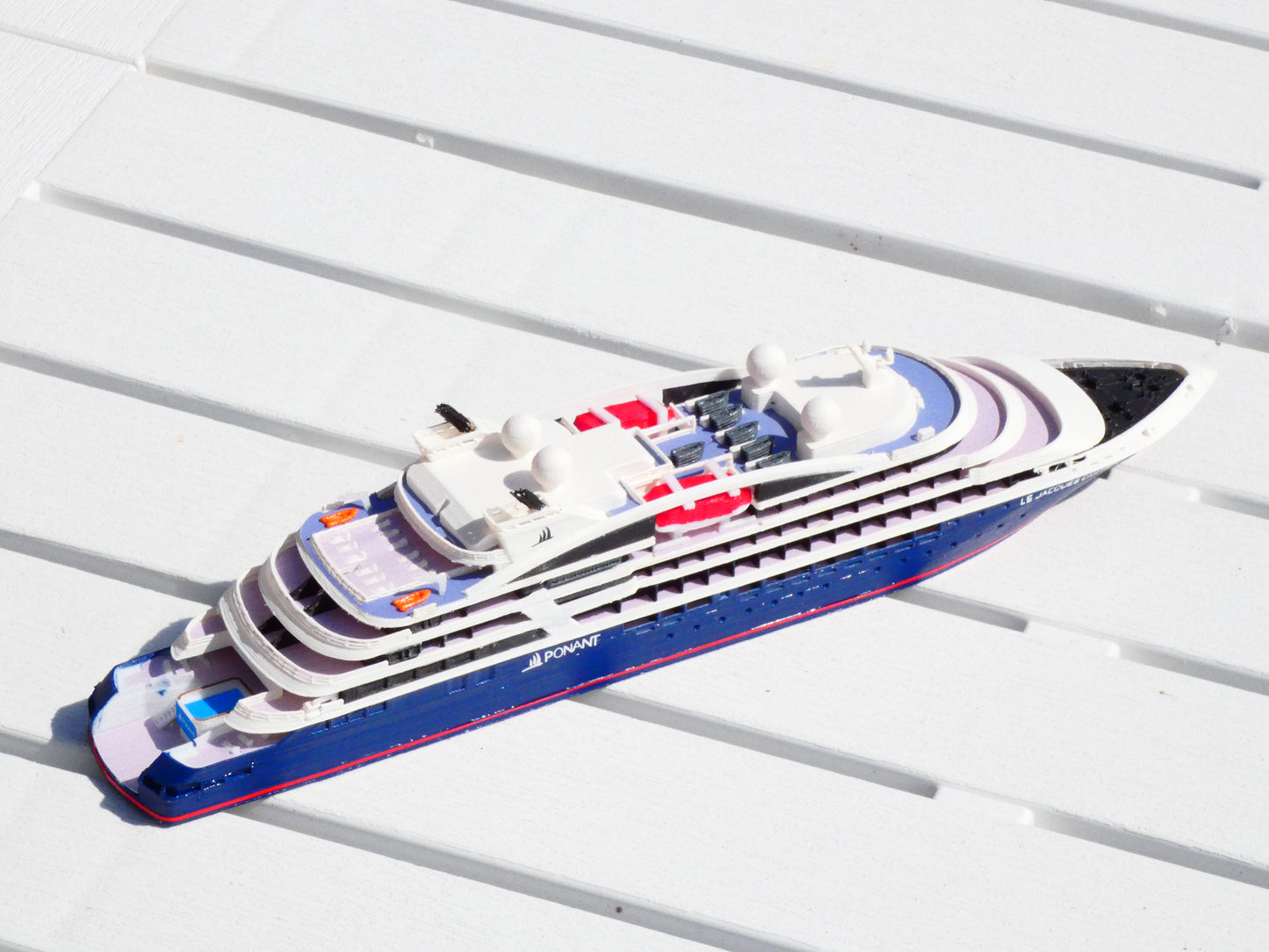 Compagnie du Ponant' Le Jacques Cartier cruise ship model