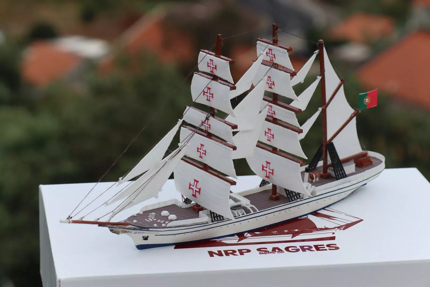 Marinha Portuguesa' NRP Sagres ship model