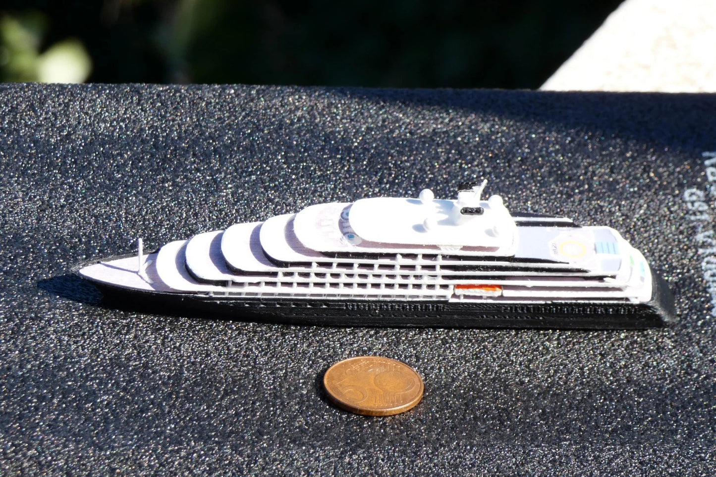 1:1250 Scenic Luxury' Scenic Eclipse cruise ship model