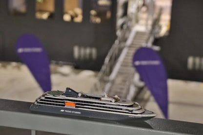 Nicko Cruises' World Voyager cruise ship model