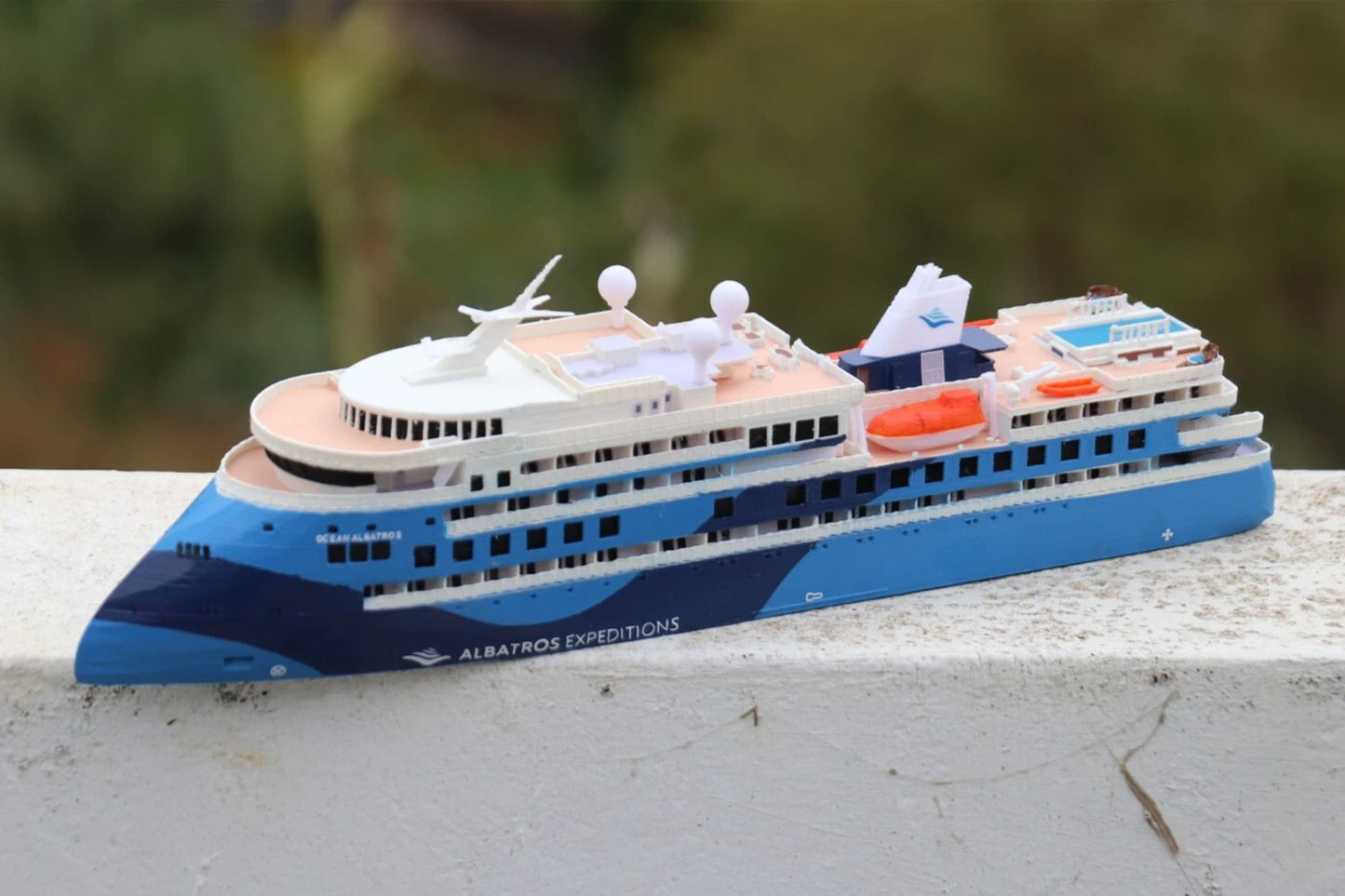 Albatros Expeditions' Ocean Albatros cruise ship model