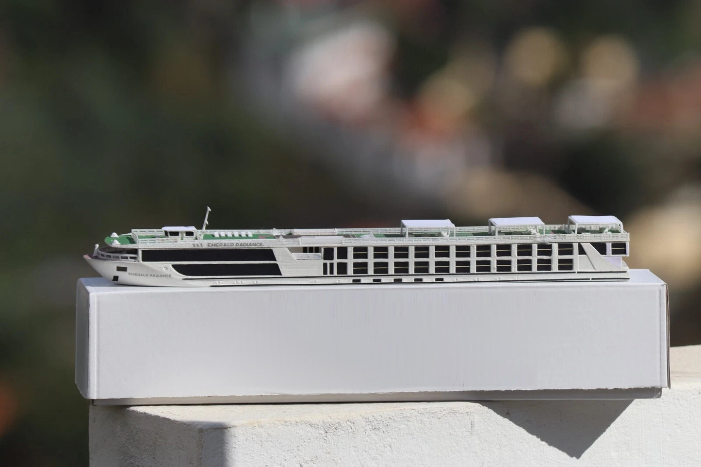 Emerald Cruises' Emerald Radiance river cruise ship model