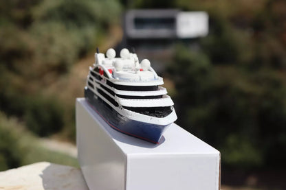 Compagnie du Ponant' Le Bougainville cruise ship model