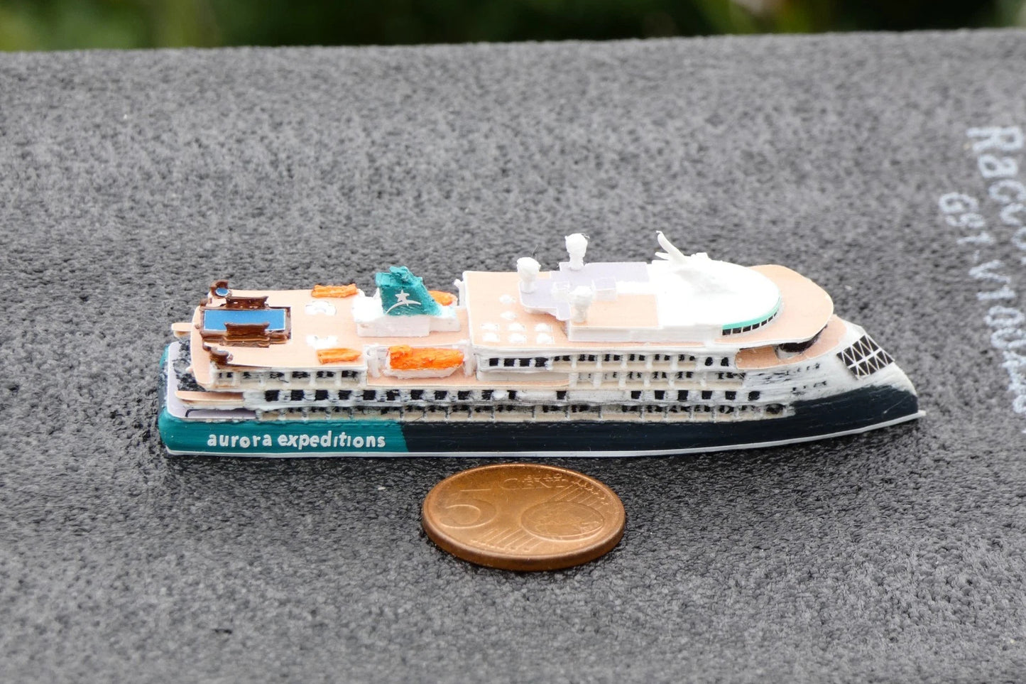 1:1250 Aurora Expeditions' Sylvia Earle class cruise ship model