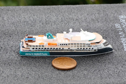 1:1250 Aurora Expeditions' Sylvia Earle class cruise ship model