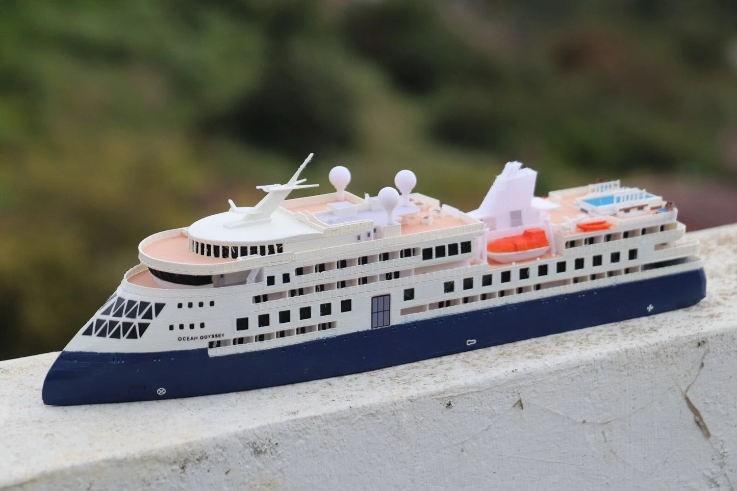 SunStone Ships' Ocean Odyssey cruise ship model