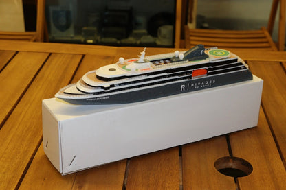 Rivages du Monde' World Explorer cruise ship model