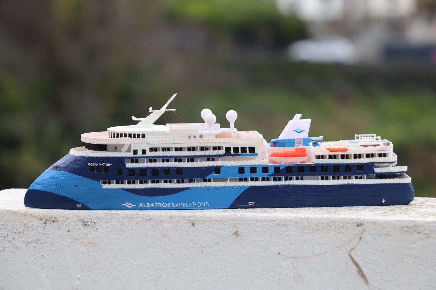 Albatros Expeditions' Ocean Victory cruise ship model
