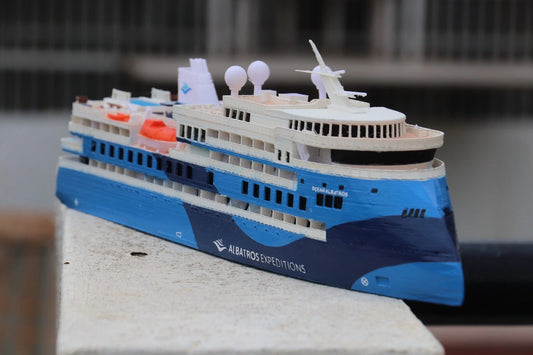 Albatros Expeditions' Ocean Albatros cruise ship model