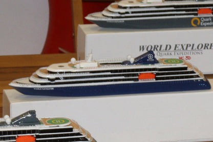 Atlas Ocean Voyages' World Navigator cruise ship model