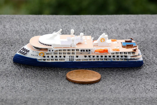 1:1250 Quark Expeditions' Ocean Explorer class cruise ship model