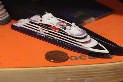 1:1250 Compagnie du Ponant' Explorer class cruise ship model