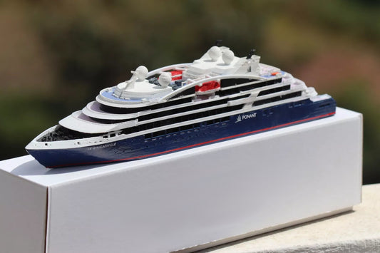 Compagnie du Ponant' Le Bougainville cruise ship model