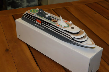 Nicko Cruises' World Voyager cruise ship model