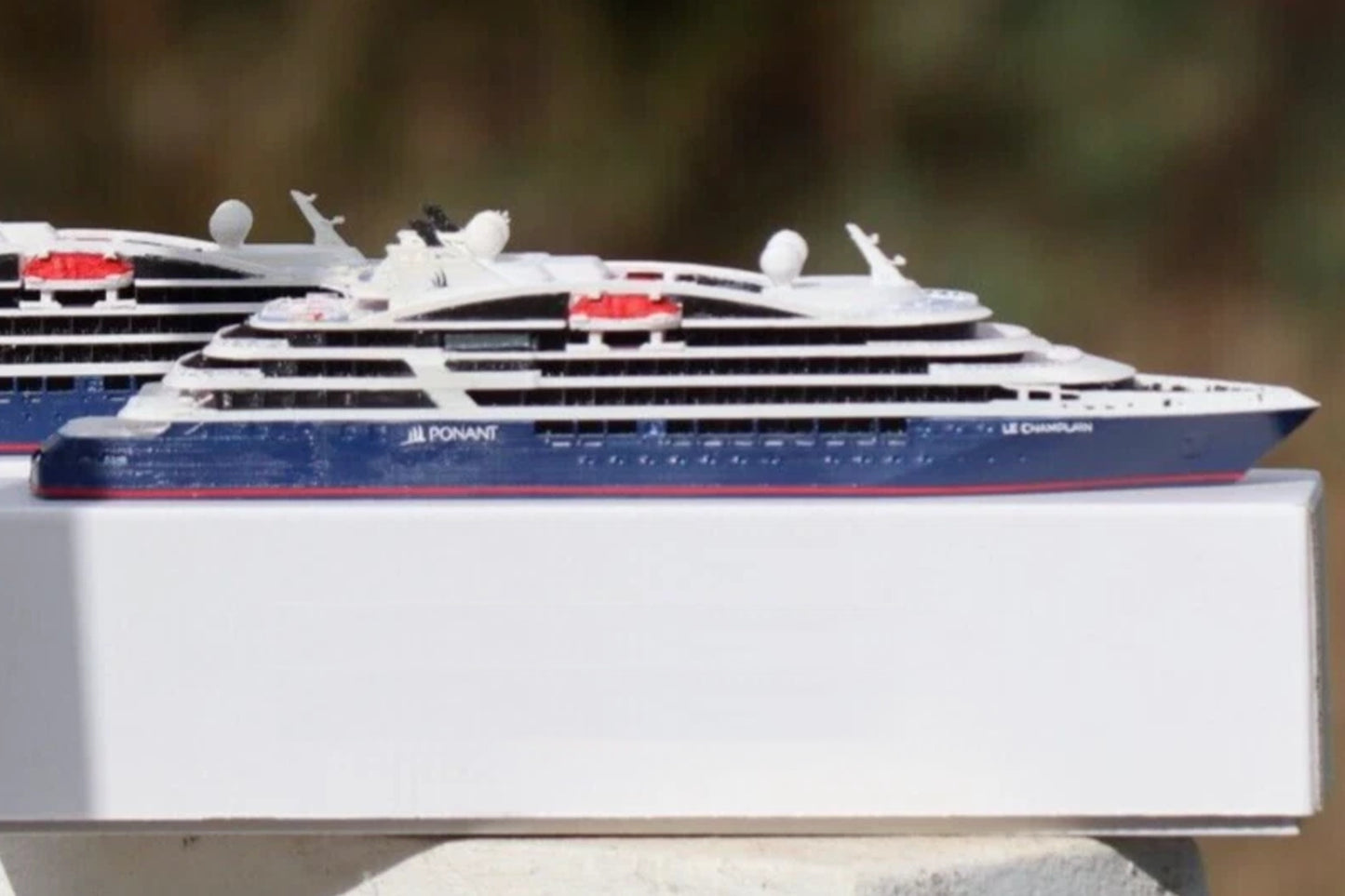 Compagnie du Ponant' Le Champlain cruise ship model