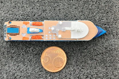 1:1250 Albatros Expeditions' Ocean Victory cruise ship model