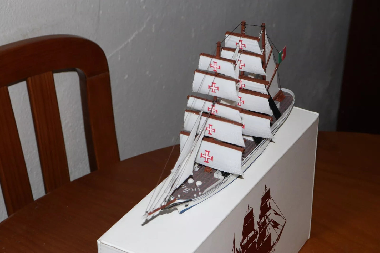 Marinha Portuguesa' NRP Sagres ship model