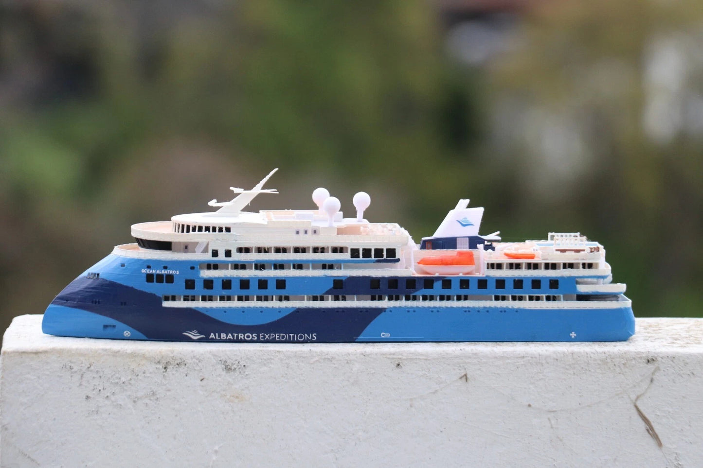 Albatros Expeditions' Ocean Albatros cruise ship model