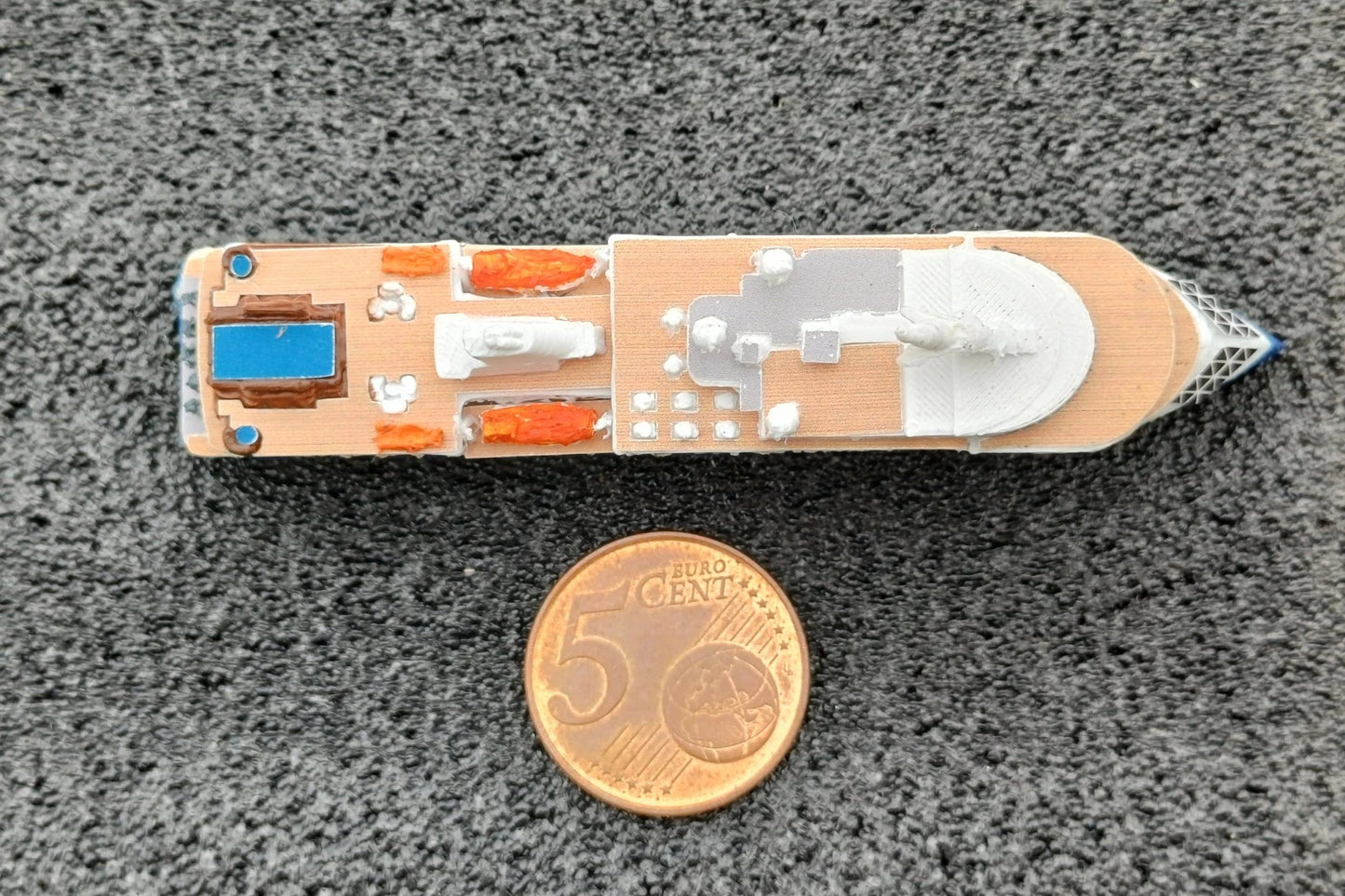 1:1250 SunStone Ships' Ocean Odyssey cruise ship model