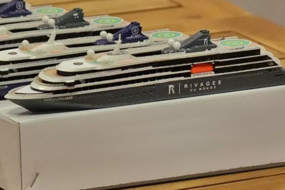 Rivages du Monde' World Explorer cruise ship model