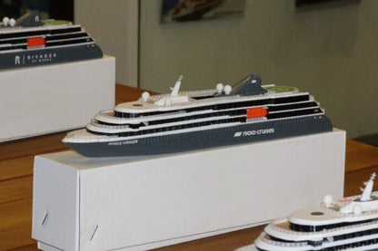 Nicko Cruises' World Voyager cruise ship model