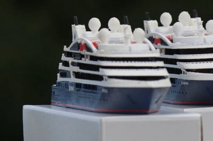 Compagnie du Ponant' Le Bellot cruise ship model