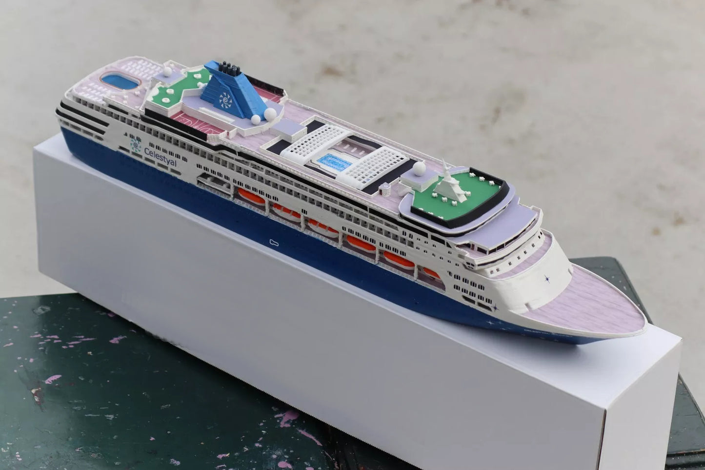 Celestyal Cruises' Celestyal Journey cruise ship model