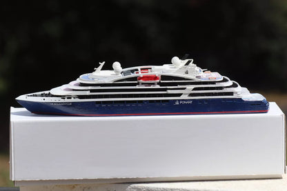 Compagnie du Ponant' Le Bougainville cruise ship model