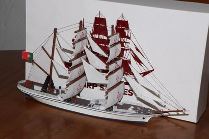Marinha Portuguesa' NRP Sagres ship model