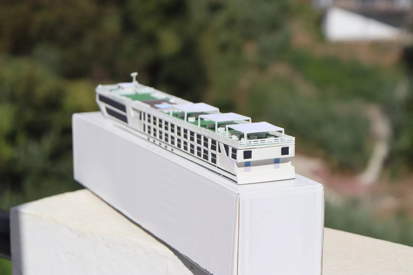Emerald Cruises' Emerald Radiance river cruise ship model