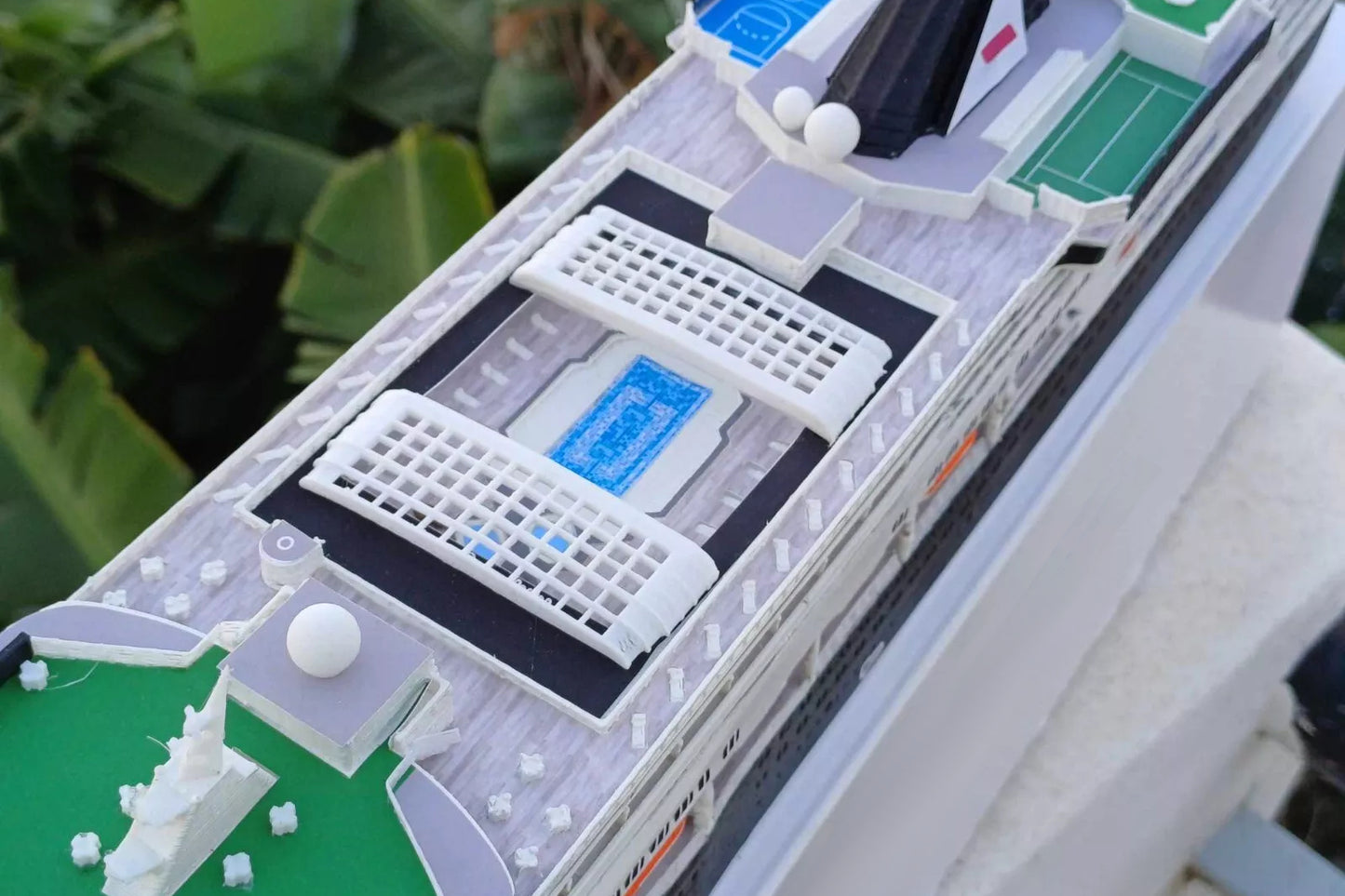 Nicko Cruises' Vasco da Gama cruise ship model