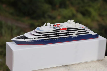 Compagnie du Ponant' Le Dumont d'Urville cruise ship model