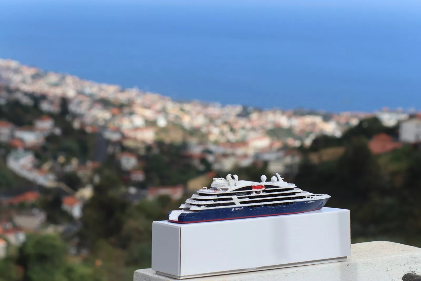 Compagnie du Ponant' Le Champlain cruise ship model