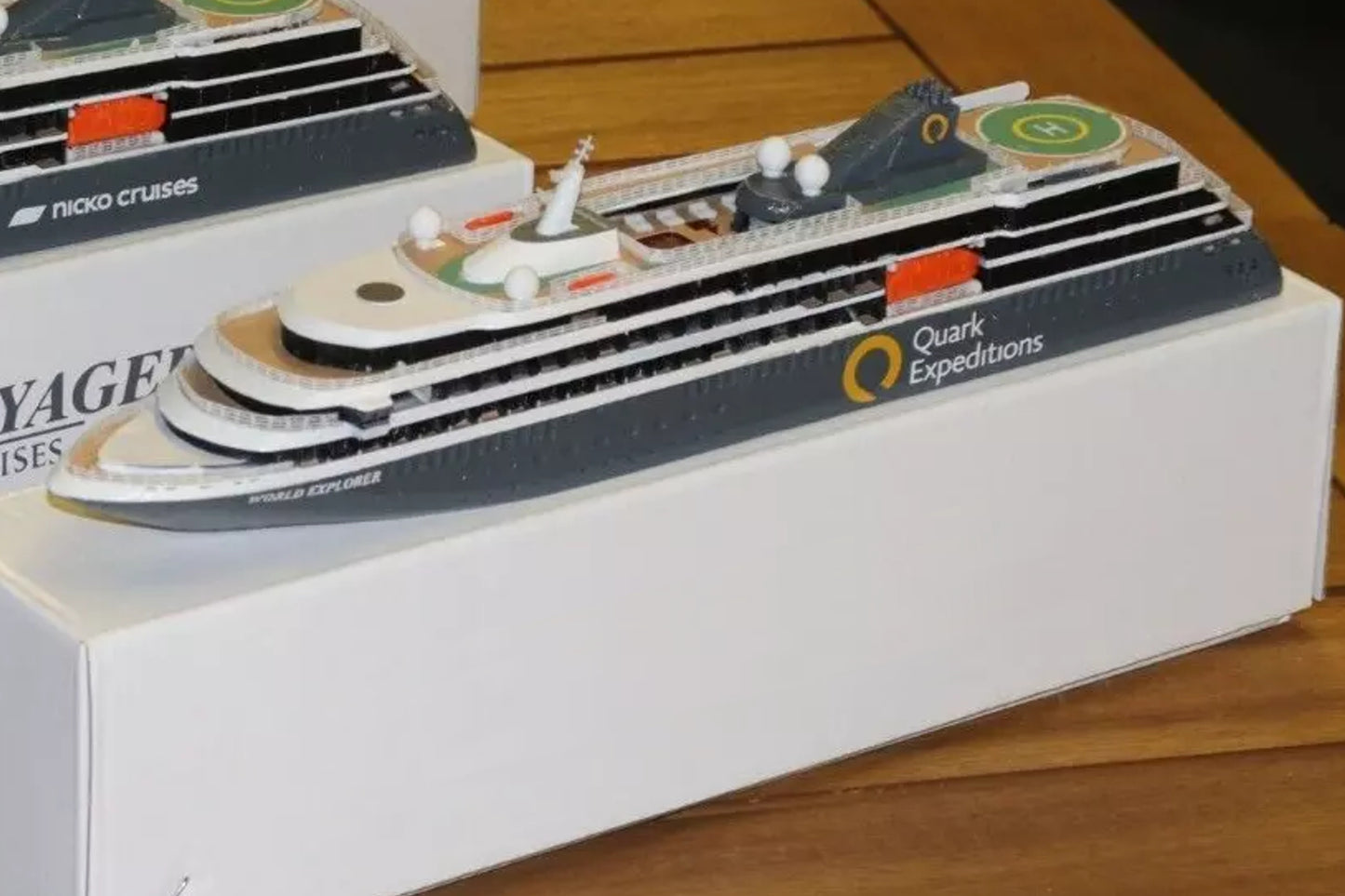 Quark Expeditions' World Explorer cruise ship model