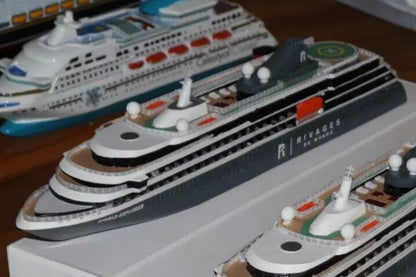 Rivages du Monde' World Explorer cruise ship model