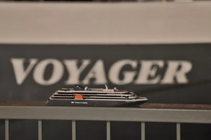Nicko Cruises' World Voyager cruise ship model