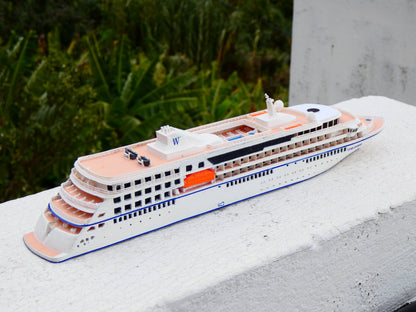 Windstar Cruises' Star Seeker cruise ship model