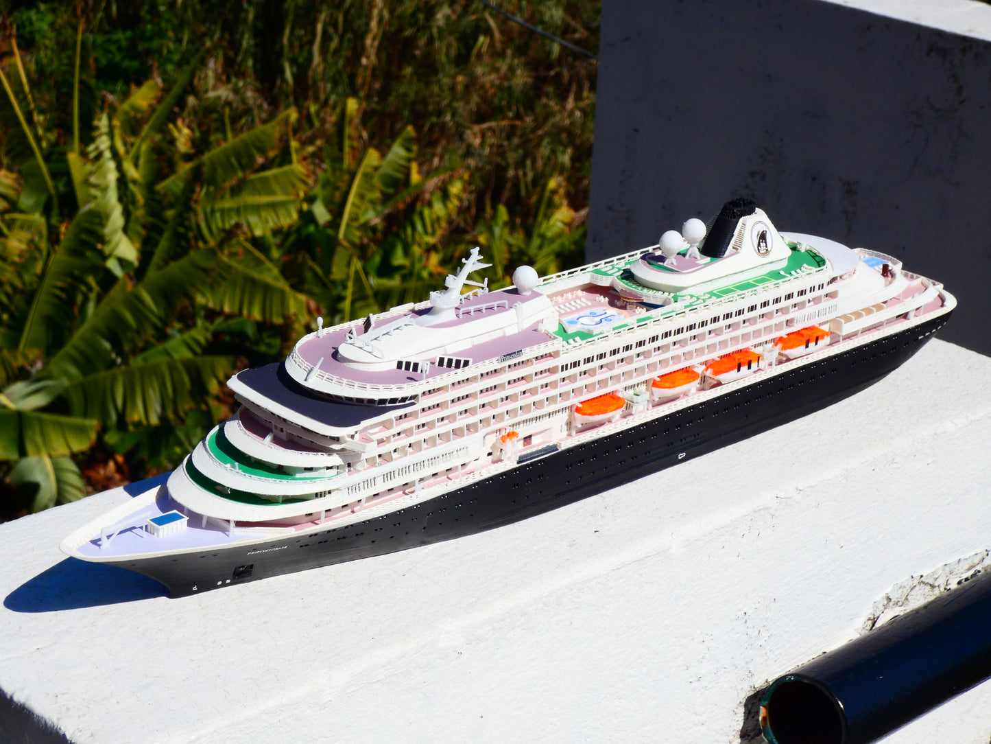 Holland America Line Prinsendam cruise ship model
