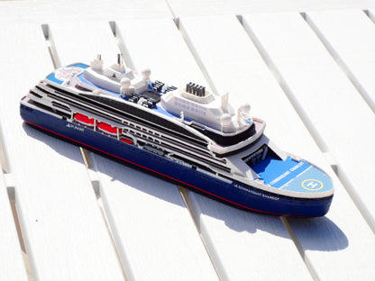 Compagnie du Ponant' Le Commandant Charcot cruise ship model