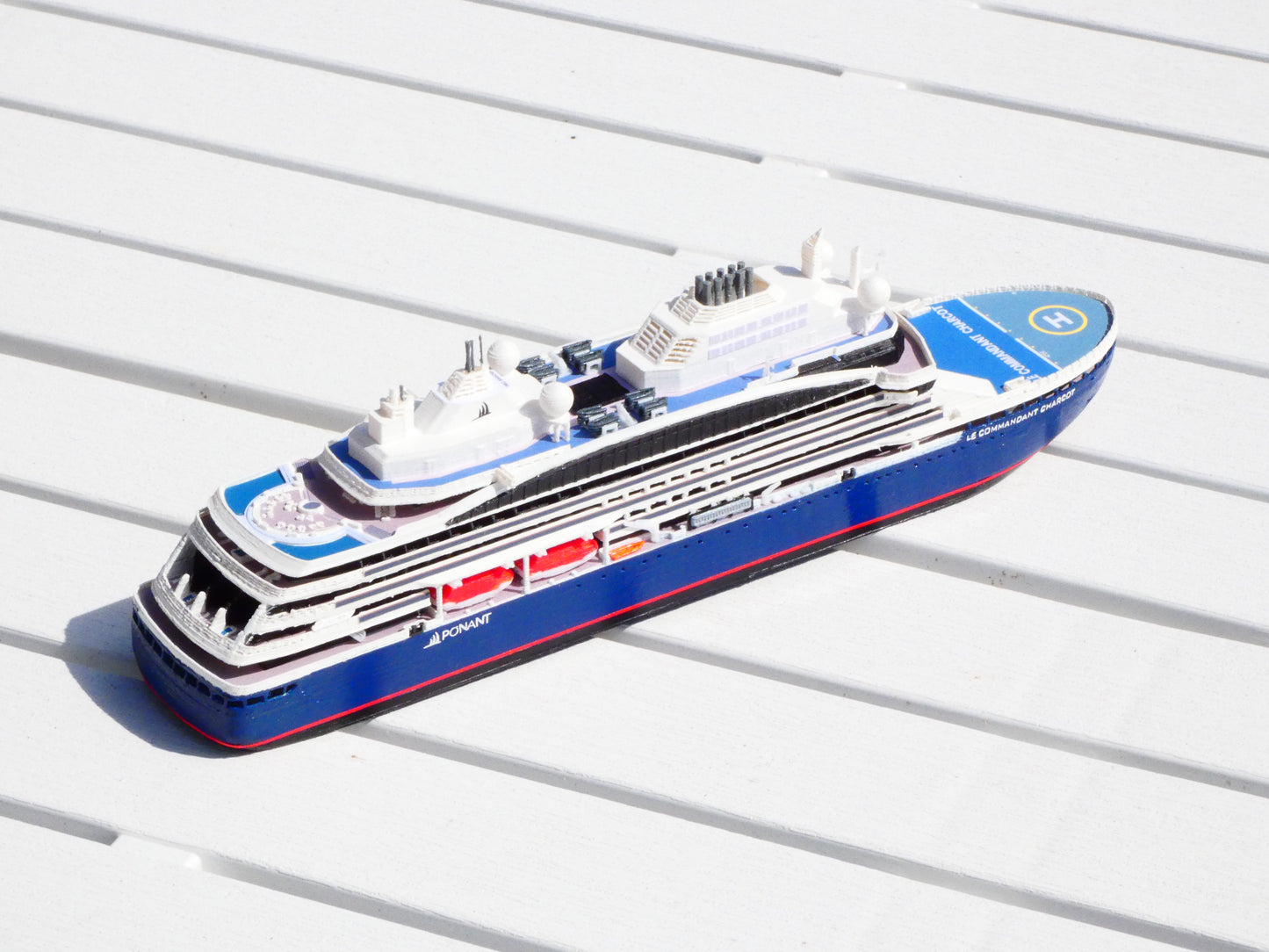 Compagnie du Ponant' Le Commandant Charcot cruise ship model