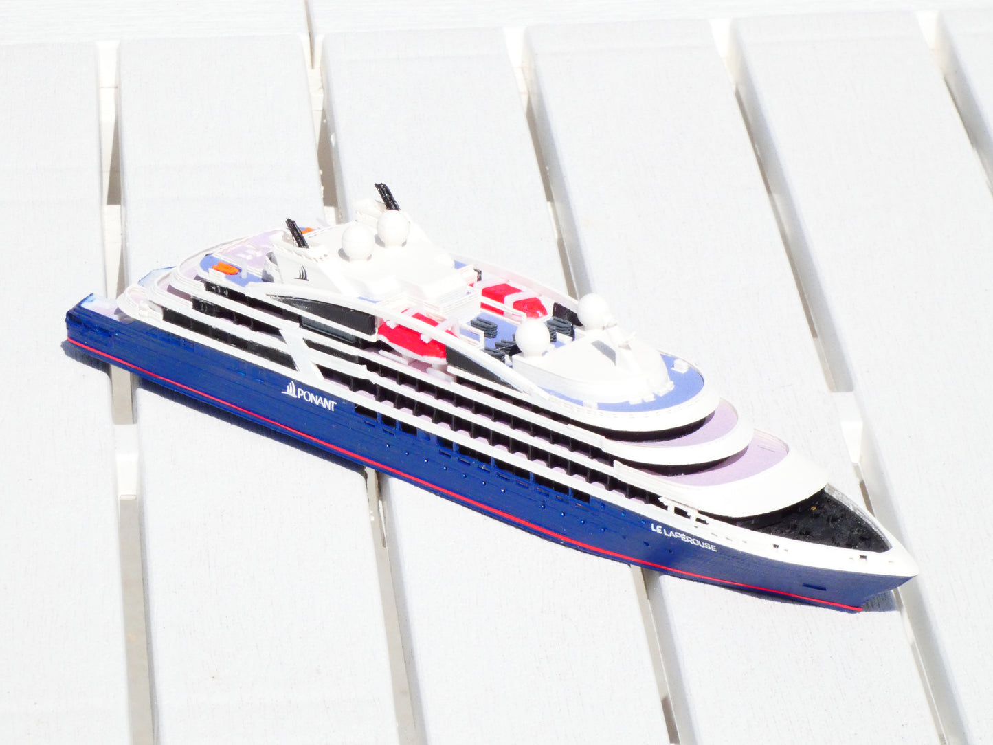 Compagnie du Ponant' Le Laperouse cruise ship model