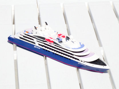 Compagnie du Ponant' Le Laperouse cruise ship model