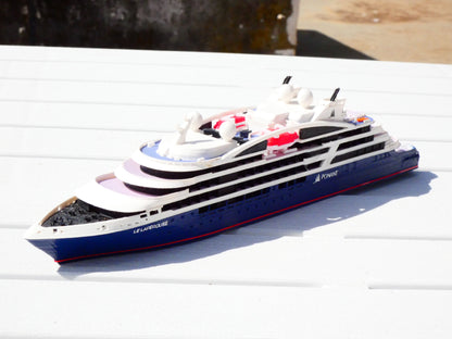 Compagnie du Ponant' Le Laperouse cruise ship model