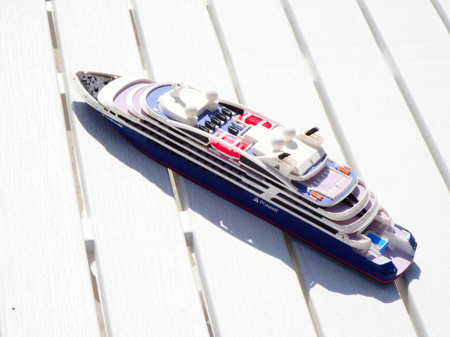 Compagnie du Ponant' Le Laperouse cruise ship model