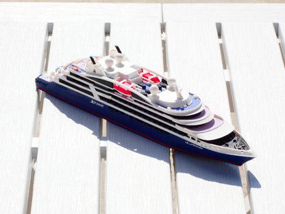 Compagnie du Ponant' Le Laperouse cruise ship model