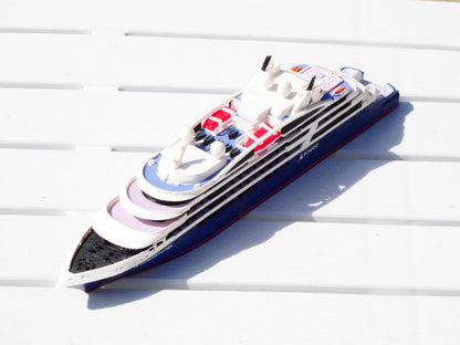 Compagnie du Ponant' Le Jacques Cartier cruise ship model