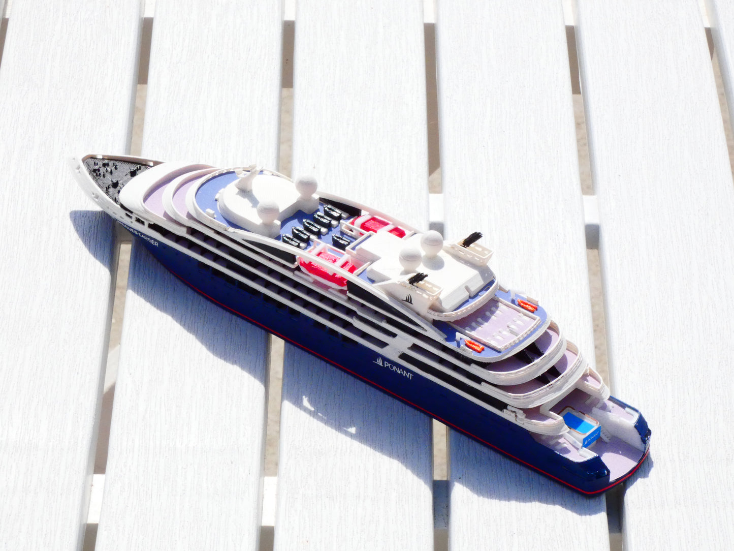 Compagnie du Ponant' Le Jacques Cartier cruise ship model