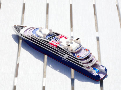Compagnie du Ponant' Le Jacques Cartier cruise ship model